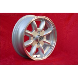 1 pc. wheel Austin Healey Minilite 5.5x15 ET15 4x114.3 silver/diamond cut MBG, TR2-TR6, Saab 99