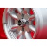 1 pc. wheel Autobianchi Minilite 6x13 ET13 4x98 silver/diamond cut 124 Berlina, Coupe, Spider, 125, 127, 131, 132, X1 9,