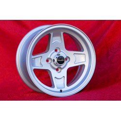 1 pc. wheel Fiat Campagnolo 7x13 ET10 4x98 silver 124 Spider, Coupe, X1 9