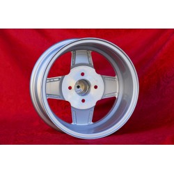 4 pcs. wheels Fiat Campagnolo 7x13 ET10 4x98 silver 124 Spider, Coupe, X1 9
