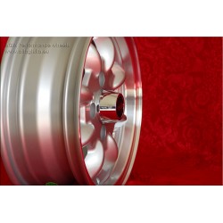 1 pz. cerchio Fiat Minilite 5x12 ET20 4x98 silver/diamond cut 126, 600, 850