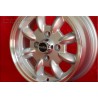4 pcs. wheels Fiat Minilite 5x12 ET20 4x98 silver/diamond cut 126, 600, 850