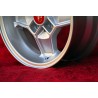 4 pcs. wheels Fiat Cromodora CD30 5.5x13 ET7 4x98 silver 124 Berlina, Coupe, Spider, 125, 127, 128, 131, X1 9