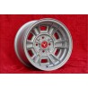 4 pcs. wheels Fiat Cromodora CD66 7x13 ET10 8x13 ET-3 4x98 silver 124 Spider, Coupe, X1 9