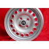 1 Stk Felge Alfa Romeo Campagnolo 7x15 ET29 4x108 silver 105 Coupe, Spider, GTA, GTC, Montreal