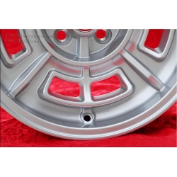 4 pcs. wheels Fiat Cromodora CD68 7x15 ET0 4x98 silver 124 Coupe, Spider, 125, 131, 132