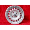 4 pcs. jantes Alfa Romeo Campagnolo 7x15 ET29 4x108 silver 105 Coupe, Spider, GTA, GTC, Montreal