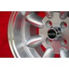 1 pz. cerchio Fiat Minilite 7x13 ET-7 4x98 silver/diamond cut 124 Berlina, Coupe, Spider, 125, 131