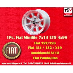 1 Stk Felge Fiat Minilite...