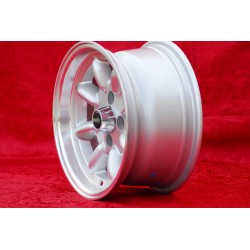 4 pcs. wheels Fiat Minilite 7x13 ET5 4x98 silver/diamond cut 124 Berlina, Coupe, Spider, 125, 131