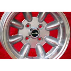 4 pcs. wheels Fiat Minilite 6x13 ET13 7x13 ET-7 4x98 silver/diamond cut 124 Berlina, Coupe, Spider, 125, 127, 131, 132,