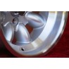 1 pc. wheel Fiat Minilite 8x13 ET-6 4x98 silver/diamond cut 124 Spider, Coupe, X1 9