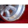 1 pc. wheel Fiat Minilite 9x13 ET-12 4x98 silver/diamond cut 124 Spider, Coupe, X1 9