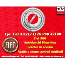 1 pz. cerchio Fiat  3.5x12...