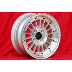 4 pcs wheels Fiat WCHE 5.5x13 ET7 4x98 silver/chromed/polished Fiat 124 Berlina Coupe Spider 125 127 128 134 X1 9 850