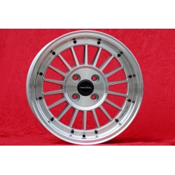 1 pc wheel Fiat WCHE 7x15 ET25 4x98 silver/diamond cut Fiat 124 Coupe Spider 125 131 132 Lancia Beta Beta Monte Carlo