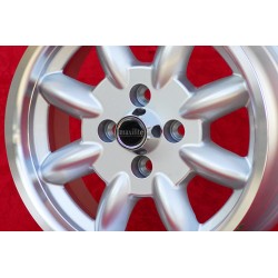 4 pcs. wheels Ford Minilite 6x14 ET16 4x108 silver/diamond cut Escort Mk1-2, Capri, Cortina