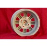 4 pcs. wheels Ford Minilite 7x13 ET-7 4x108 silver/diamond cut Escort Mk1-2, Capri, Cortina