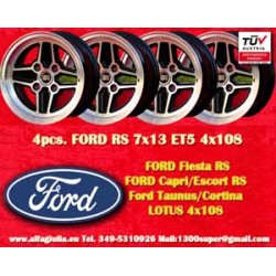 4 pcs. wheels Ford RS 7x13...