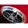 4 pcs. wheels Ford RS 7x13 ET5 4x108 black/diamond cut Escort Mk1-2, Capri, Cortina