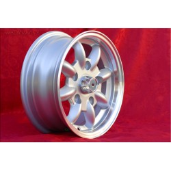 1 pc. wheel Honda Minilite 5.5x13 ET25 5x130 silver/diamond cut S 600 800   TT TTS, 110, 1200C, Wankelspider