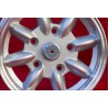 1 Stk Felge Honda Minilite 5.5x13 ET25 5x130 silver/diamond cut S 600 800   TT TTS, 110, 1200C, Wankelspider