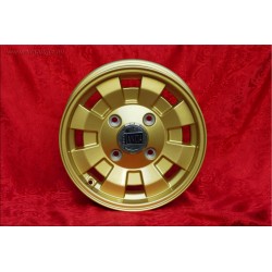 4 pcs. wheels Lancia Cromodora 6x14 ET22.5 4x130 gold Fulvia 2000