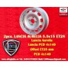 1 pz. cerchio Lancia Tecnomagnesio 5.5x15 ET40 4x145 silver Flaminia