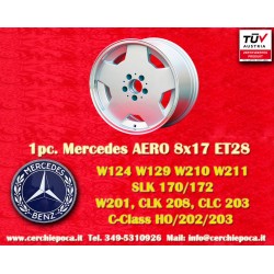 1 pz. cerchio Mercedes Aero 8x17 ET28 5x112 Aero 107 108 109 116 123 126