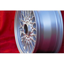 4 pcs. wheels Mazda BBS 7x15 ET24 4x100 silver 3 E21, E30