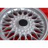 4 Stk Felgen Mazda BBS 7x15 ET24 4x100 silver 3 E21, E30