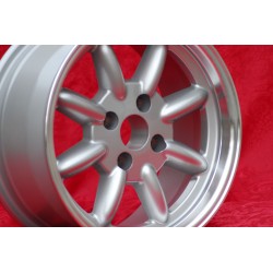 1 pz. cerchio Mazda Minilite 7x15 ET30 4x100 silver/diamond cut MX5 NA, NB