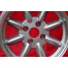 1 pc. wheel Mazda Minilite 7x15 ET30 4x100 silver/diamond cut MX5 NA, NB