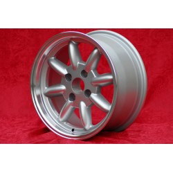 4 pz. cerchi Mazda Minilite 7x15 ET30 4x100 silver/diamond cut MX5 NA, NB