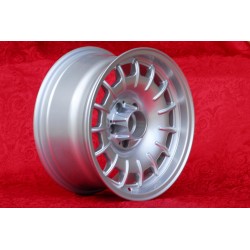 4 pcs. wheels Mercedes Barock 7x16 ET11 8x16 ET11 5x112 silver 107 108 109 116 123 126