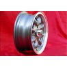 4 pcs. wheels Mini Minilite 5x12 ET31 4x101.6 anthracite/diamond cut Mini Mk1-3, 850, 1000, 1275 GT