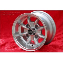 1 pc. wheel Mini Minilite 6x10 ET-7 4x101.6 silver/diamond cut Mini Mk1-3, 850, 1000