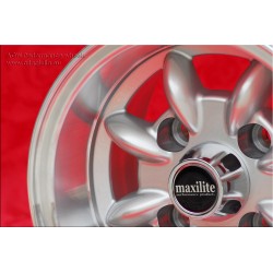 4 pcs. wheels Mini Minilite 6x10 ET-7 4x101.6 silver/diamond cut Mini Mk1-3, 850, 1000