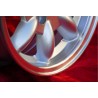 1 pc. wheel Nissan Minilite 5.5x13 ET25 4x114.3 silver/diamond cut 120 140 160 180,Toyota Corolla,Starlet,Carina