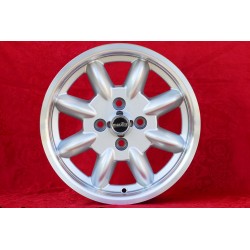 4 pcs. wheels Nissan Minilite 6x14 ET22 4x114.3 silver/diamond cut MBG, TR2-TR6, Saab 99,Toyota Corolla,Starlet,Carina