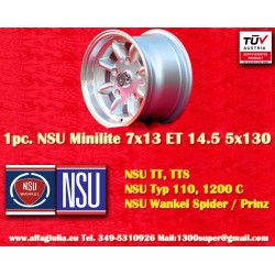 1 pc. wheel NSU Minilite...