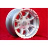 4 pcs. wheels NSU Minilite 5.5x13 ET25 7x13 ET16 5x130 silver/diamond cut S 600 800   TT TTS, 110, 1200C, Wankelspider
