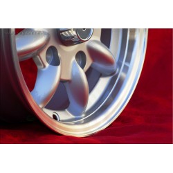 4 pcs. wheels NSU Minilite 5.5x13 ET25 7x13 ET16 5x130 silver/diamond cut S 600 800   TT TTS, 110, 1200C, Wankelspider