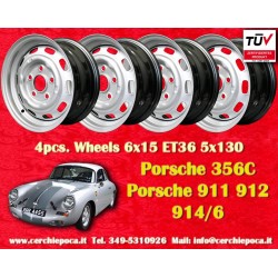 4 pcs. wheels Porsche  6x15...