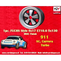 1 pz. cerchio Porsche  Fuchs 8x17 ET10.6 5x130 anodized look 911 SC, Carrera -1989, turbo -1987 arriere
