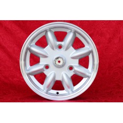 1 pc. wheel Renault Minilite 5.5x13 ET25 3x130 silver/diamond cut R4, R5, R6