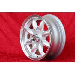 4 pcs. wheels Renault Minilite 5.5x13 ET25 3x130 silver/diamond cut R4, R5, R6
