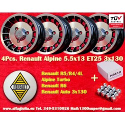 4 pz. cerchi Renault Alpine...