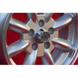 1 pc. wheel Volvo Minilite 5.5x15 ET20 5x108 silver/diamond cut Series 100, 200, 700, 900