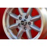 1 pz. cerchio Volvo Minilite 7x15 ET20 5x108 silver/diamond cut Series 100, 200, 700, 900